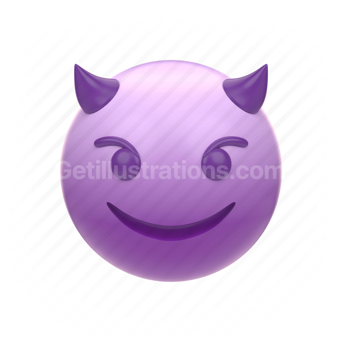 Emoji 3D illustration